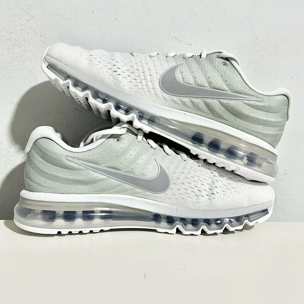 Nike Air Max 2017 “Pure Platinum” Men’s Size 10.5 Cushioned Lifestyle Sneakers